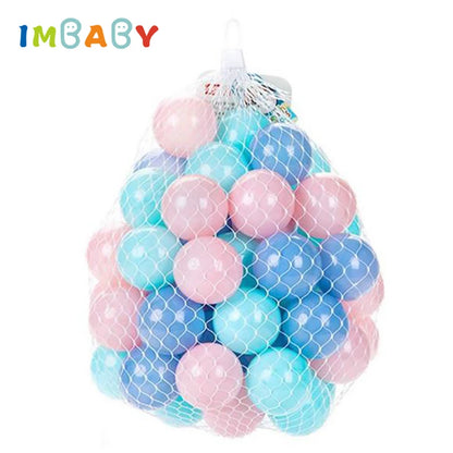 IMBABY Ocean Balls For Dry Pool Baby Playground 50/100pcs 5.5/7cm Ball For Playpen Children's Park Balls Baby Toy Colorful Soft