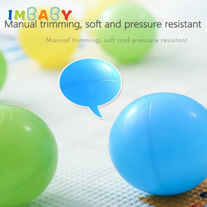 IMBABY Ocean Balls For Dry Pool Baby Playground 50/100pcs 5.5/7cm Ball For Playpen Children's Park Balls Baby Toy Colorful Soft