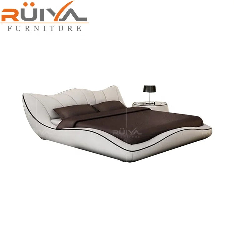 Hotel Bedroom Set Low Back Wood Queen Size Double Bed,loft Bed Queen Size