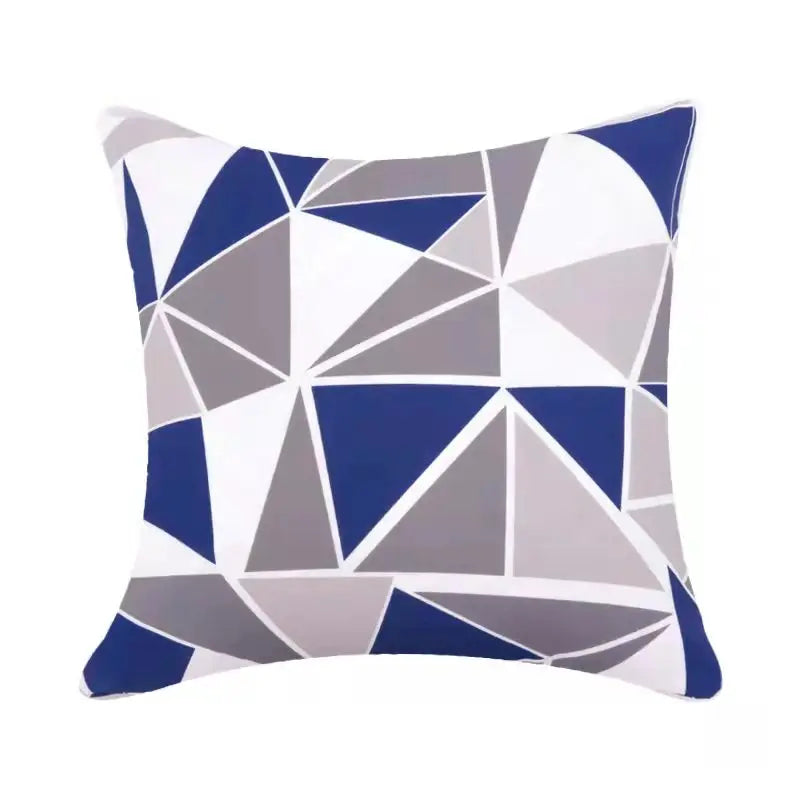 Geometric Outdoor Throw Pillow Covers Decorative Twill Waterproof Cushion Cover Modern Home Pillow Case for Sofa Patio Garden