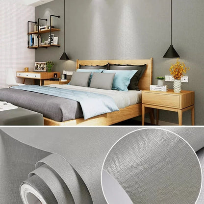 5M /10M Wood Grain Self Adhesive Wallpaper Waterproof PVC Vinyl Kitchen Wardrobe Cabinet Furniture Renovation Door Wall Sticker