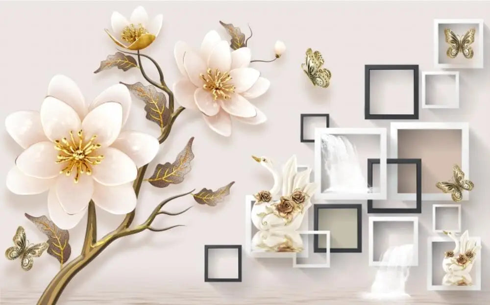 papel de parede 3d stereo wallpaper for living room sofa TV background wall paper bedroom wallpapers home decor  large 3D murals