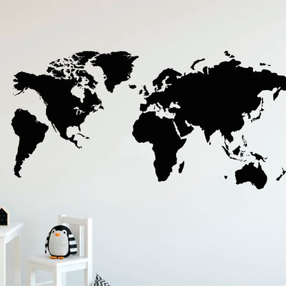 2021 New World Map wall sticker For Office Decoration living room Bedroom vinyl Decor Wallpaper PVC removeable Wall decal G34