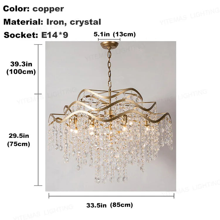 Living room shell Chandelier loft hanging light in chilren's room gold kitchen decorative chandelier for bedroom hanging lamps