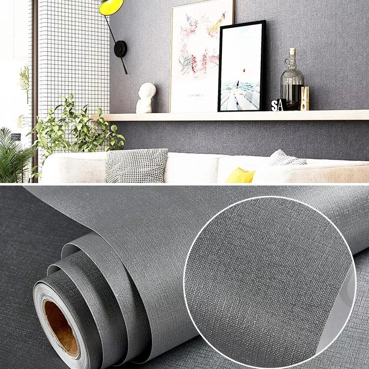 5M /10M Wood Grain Self Adhesive Wallpaper Waterproof PVC Vinyl Kitchen Wardrobe Cabinet Furniture Renovation Door Wall Sticker