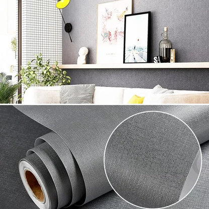 5M /10M Wood Grain Self Adhesive Wallpaper Waterproof PVC Vinyl Kitchen Wardrobe Cabinet Furniture Renovation Door Wall Sticker