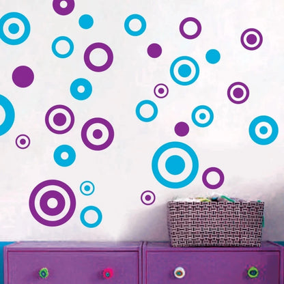 Polka Circle Diy Wall Stickers Home Decoration Peel & Stick Vinyl Mural Kids Room Bathroom Kitchen Living Room Art Wallpaper