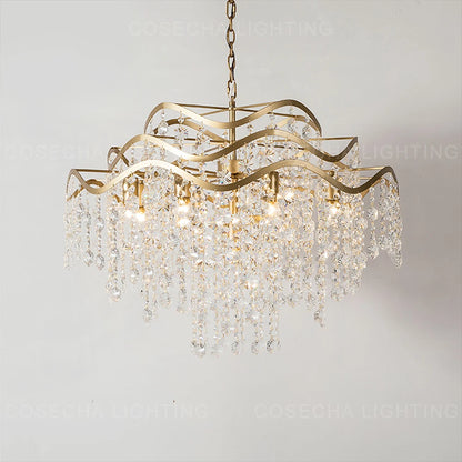 Living room shell Chandelier loft hanging light in chilren's room gold kitchen decorative chandelier for bedroom hanging lamps