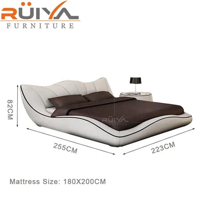 Hotel Bedroom Set Low Back Wood Queen Size Double Bed,loft Bed Queen Size