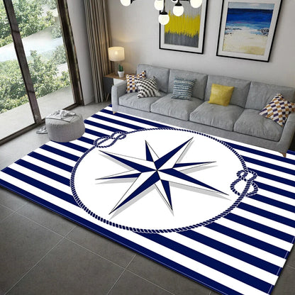 Nautical style rugs kids mats bedroom kitchen     living    bath