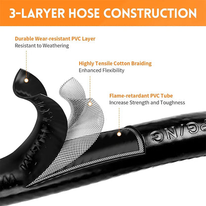 6FT Propane Hose Propane Adapter Hose Converter Propane Tank Hose Suitable for BBQ Grills Blackstone Griddles Coleman Stoves