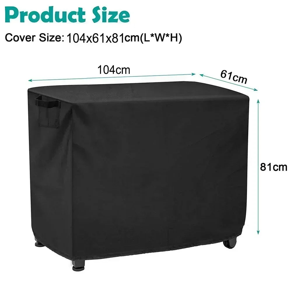 Waterproof Outdoor Prep Movable Dining Cart Pizza Oven Patio Grill Table Cover For Patio Outdoor Kitchen BBQ Gas Grill Cover