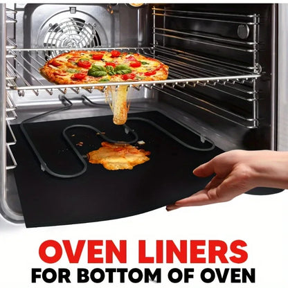 BBQ Grill Mat Non-stick Reusable Heat Resistant Extra Thick Pad Oven Liners Baking Mats Easy Clean Kitchen Outdoor Barbecue Tool