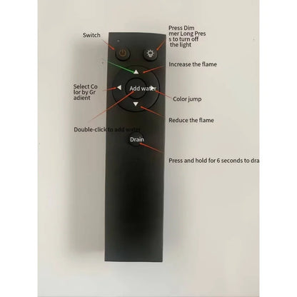 Smart Steam LED Simulated Flame Atomization Fireplace TV Decorative Fireplace Mobile App Smart Fireplace -Phone Control Fire Pit