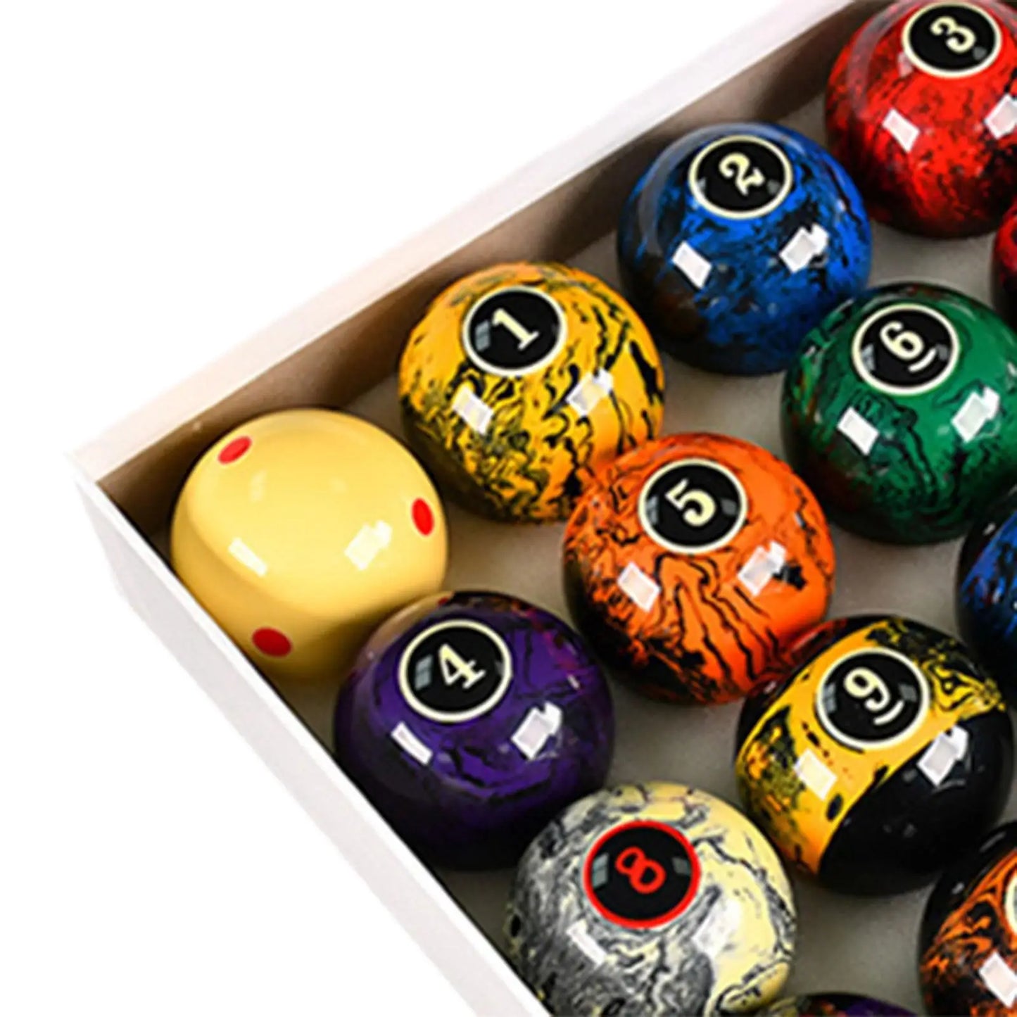 16 Pieces Billiard Balls Pool Table Balls for Game Rooms Recreation Game