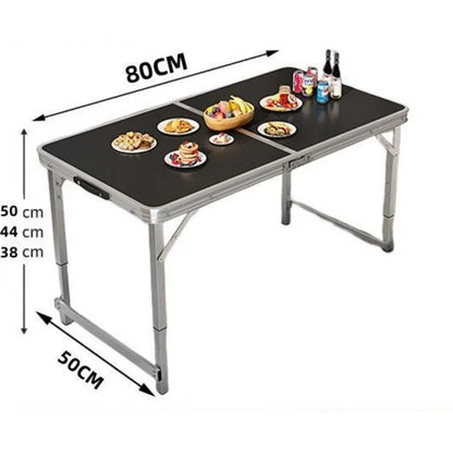 Folding Multi-functional Outdoor Tables Portable Adjustable High Outing Picnic Writing Camping Table Creative Outdoor Furniture