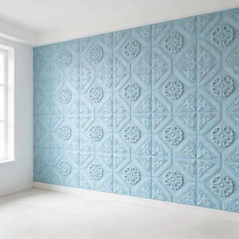 10Pcs Removable Tile Brick Wall Sticker Waterproof Background Wall Wallpaper For Home Office Decoration Easy to Install M4YD
