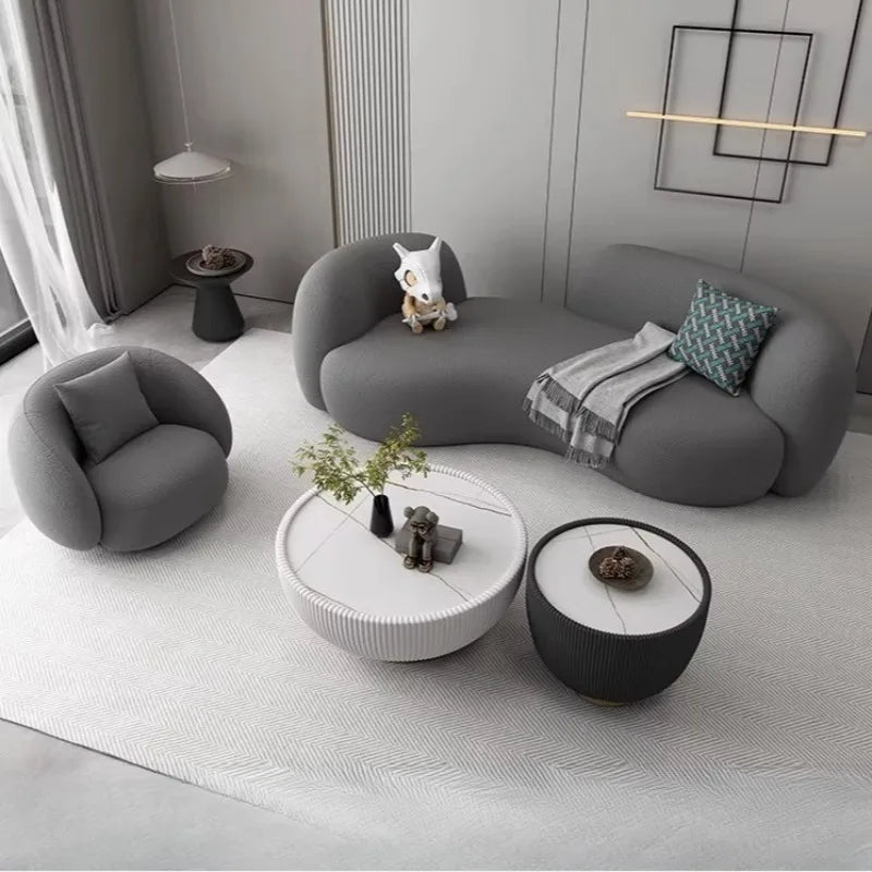 Lounge Europe Living Room Sofas Minimalist Luxury Lazy Modern Sofa Soft Cushion Meubles De Salon Home Furniture Accessories