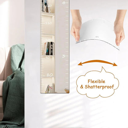 Children's Wall Growth Chart Wall Mirror Growth Chart Ruler Height Measurement Wall Sticker Wallpaper Children's Room Decoration