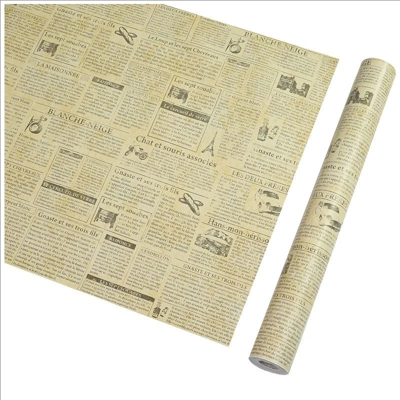 45CM self-adhesive wallpaper DIY grid background wall self-adhesive retro style home decor bedroom living room background wall