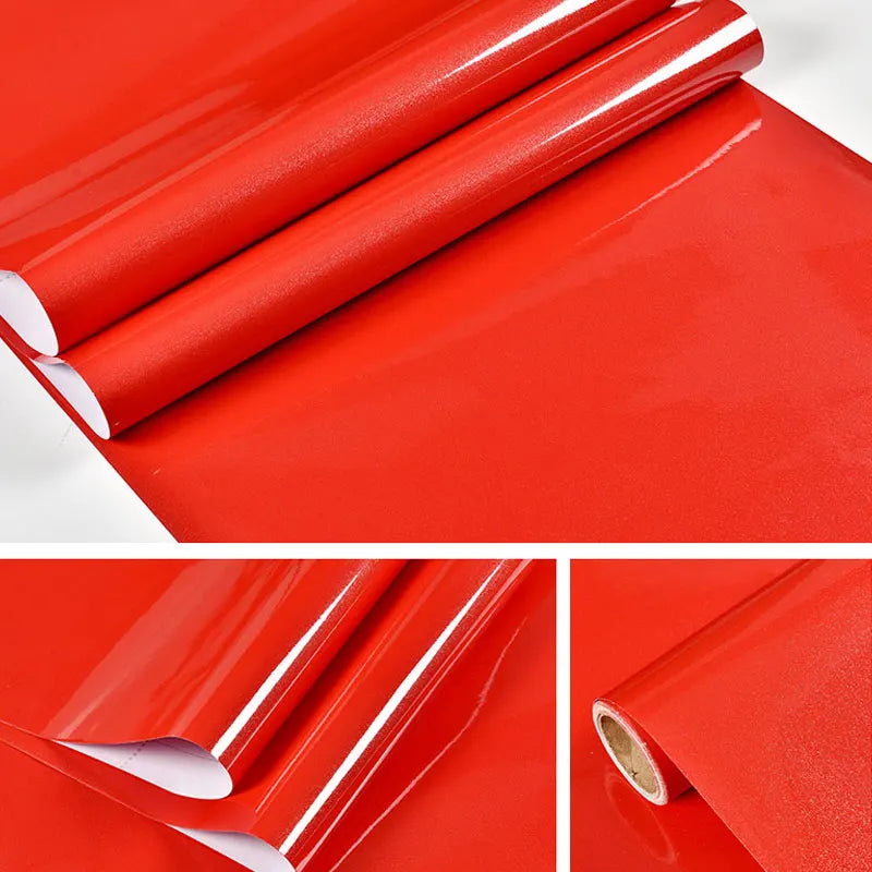 Wall Furniture Renovation Stickers Waterproof Moisture-proof Self-adhesive Paper Vinyl Wallpaper For Kitchen Cooktop Cabinets