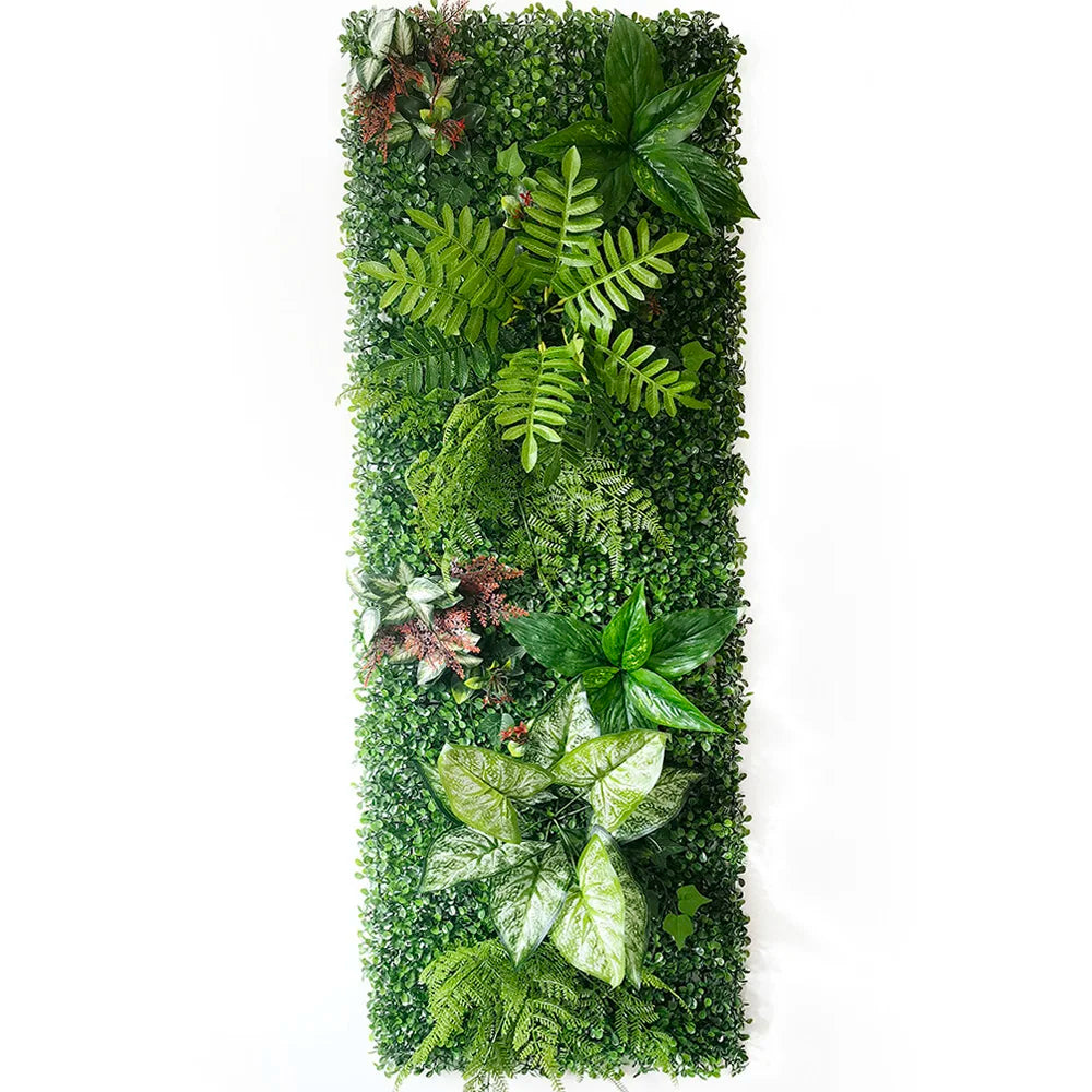 HUA TIAN 40*120CM Artificial Plant Turf Grass Moss Subtropical Plant Decoration Home Fake Wall Panel Lawn Garden Decoration