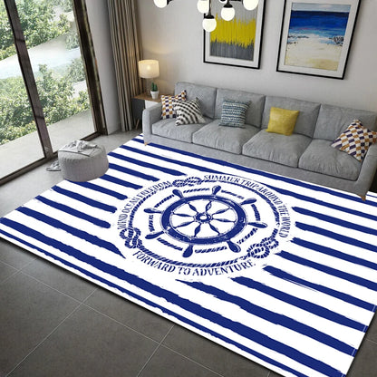 Nautical style rugs kids mats bedroom kitchen     living    bath