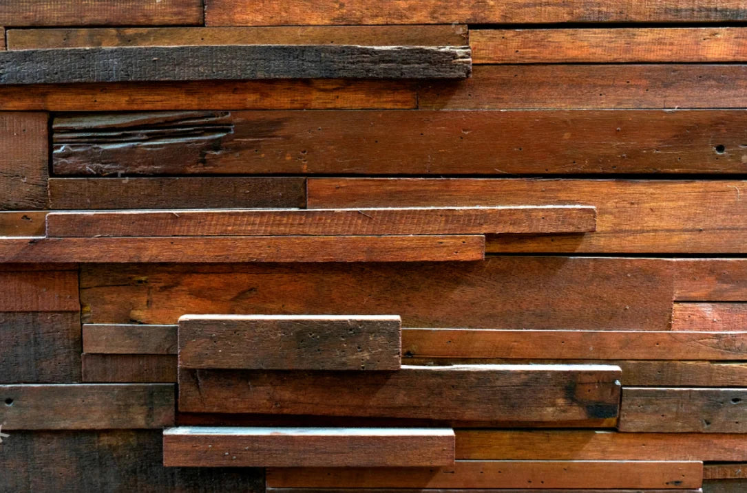 Custom wall paper 3D mural dark retro nostalgic wood stripe background wall photo living room bedroom TV background wallpaper