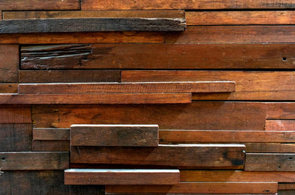 Custom wall paper 3D mural dark retro nostalgic wood stripe background wall photo living room bedroom TV background wallpaper