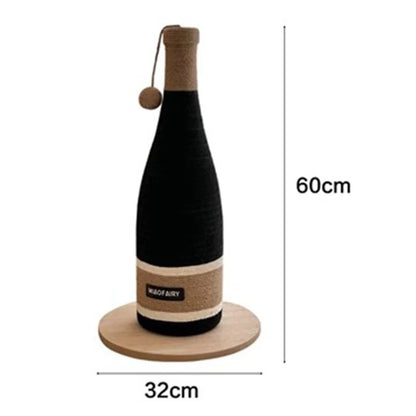 Wine Bottle Sisal Cat Scratching Posts Corner Sofa Wear Resistant Scratching Posts Cats Rope Toys Scratchers Pets Supplies