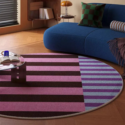 Vintage Round Rug Living Room Carpet Light Luxury Soft Mat Bedroom Rugs for Bedroom Bedside Floor Mats Alfombra Salón שטיח לסלון