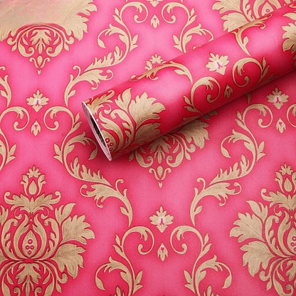 Home Decor Retro Floral Wallpaper Renovation of Bedroom and Living Room Decorative Walls