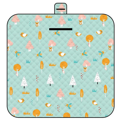 Outdoor Picnic Mat Foldable Large Thickened Waterproof Camping Grass Land Mat Moisture-proof Portable Ground Rug Picnic Cloth