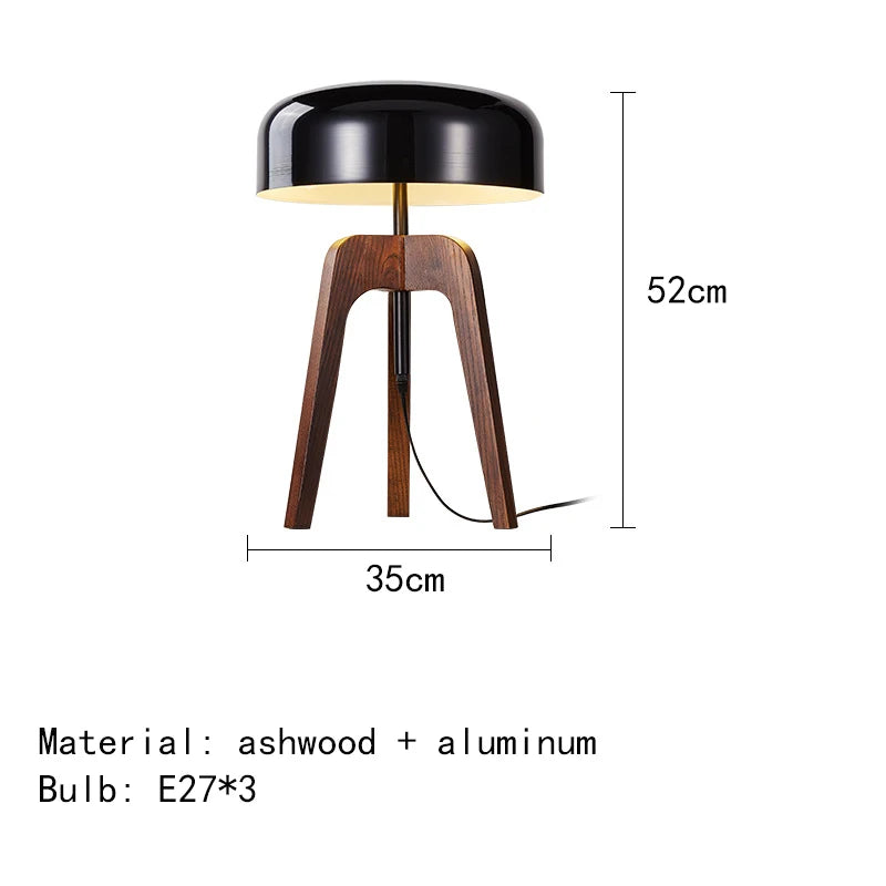 Pileo Porada Floor Lamp Classical wood lamp E27 Bulb Home Art Deco Atmosphere Lighting Hotel Bedroom Shop farmhouse light