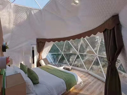 Premium Luxury Dome Tent All Season Weather Resistant Outdoor Igloo Perfect For Family Backyard Party Rest And Entertainment