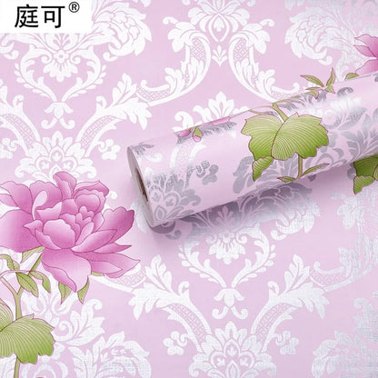 Home Decor Retro Floral Wallpaper Renovation of Bedroom and Living Room Decorative Walls