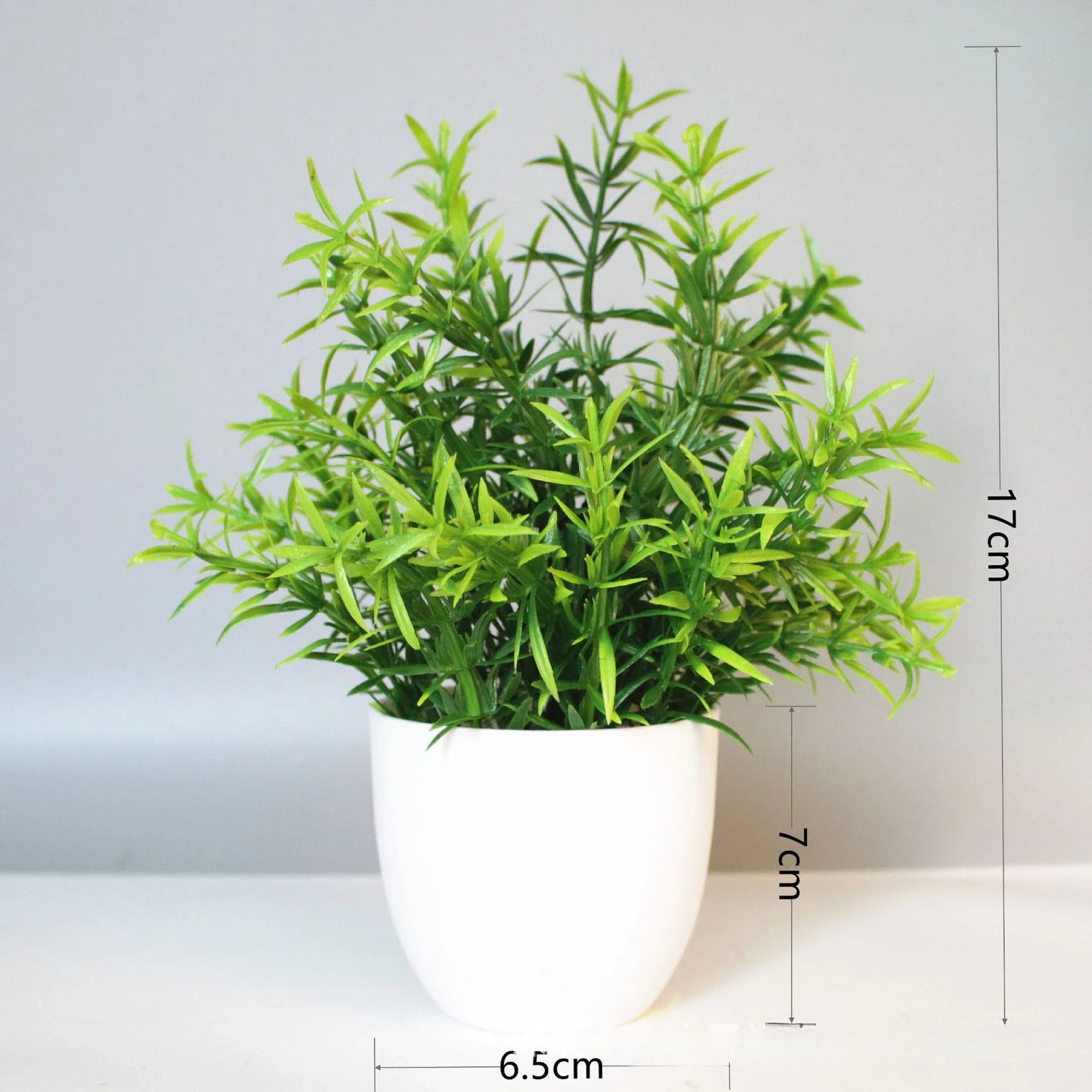 Wholesale Artificial Plant Potted Plants Fake Green Plants Indoor and Outdoor Decorations Plastic Bonsai Home Decorations