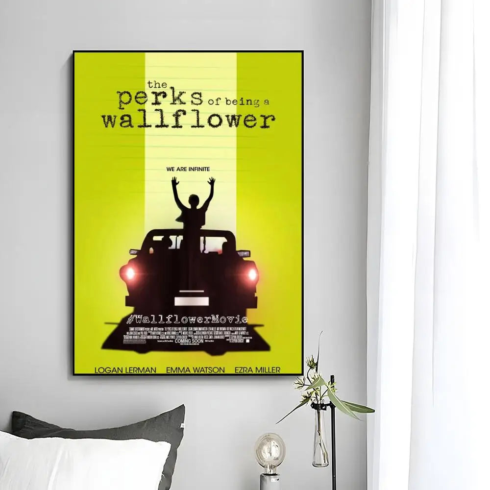 Classic Movie T-The Perks Of Being A Wallflower Poster HD art sticky wall waterproof home bedroom bar aesthetic decoration