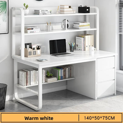 Desk Desktop Computer Desk Simple Home Desk Student Bedroom Bookshelf Integrated Writing Desk