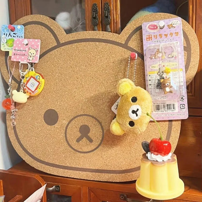 Cartoon Felt Board Home Decor Wall Decor Panel Felt Posters on The Wall Bear Wall Sticker Rilakkumas Children's Room Decorating