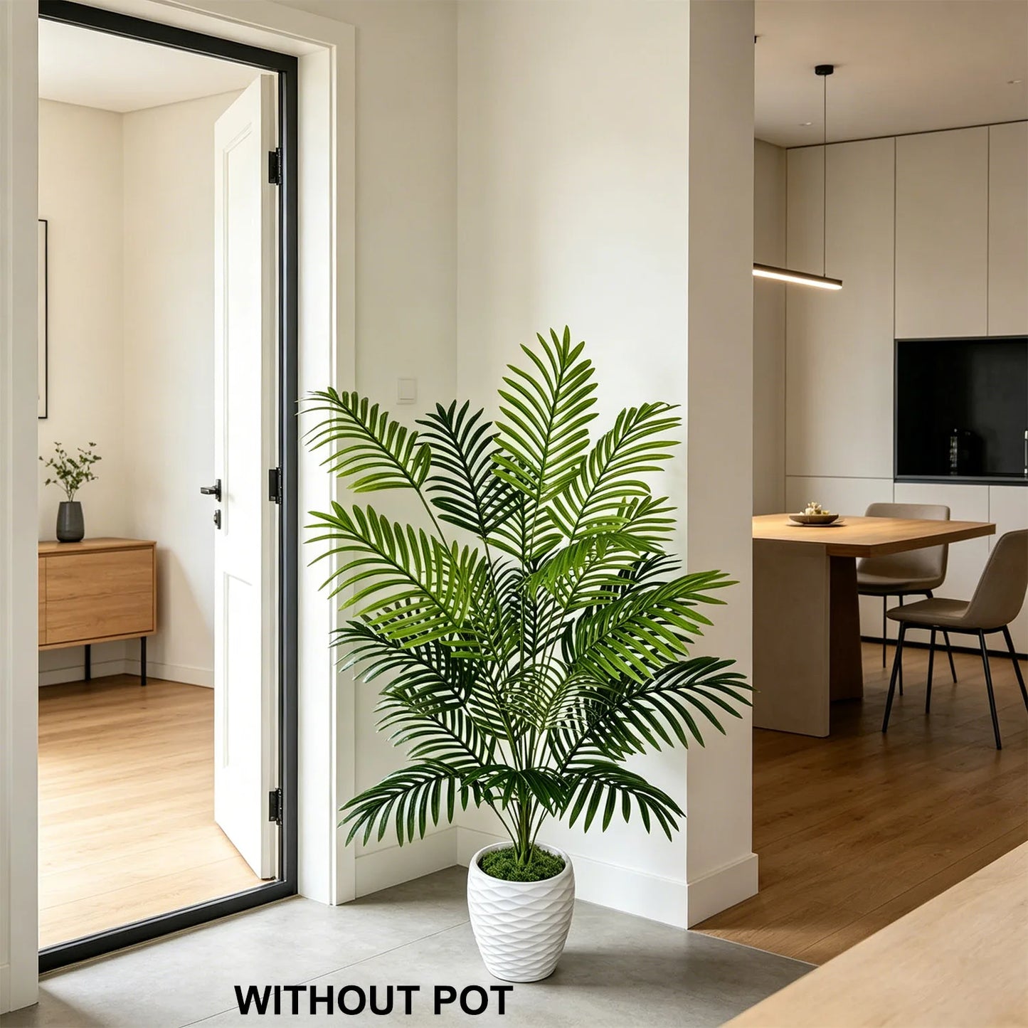 65-125CM Artificial Palm Plant Branches Faux Plant realistic touch indoor outdoor fake Plant for Home wedding living Room Decor