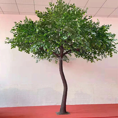 Custom Outdoor Indoor Decoration Green Plant Realistic Olive 6.5ft 8ft 10ft Artificial Olive Tree for Hotel Event Garden