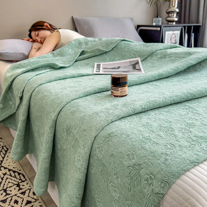 100% Cotton Blanket for Bed Breathable Lightweight Throws Blanket Soft Cozy Home Decoration Large Bed Cover Boho Towel Blankets