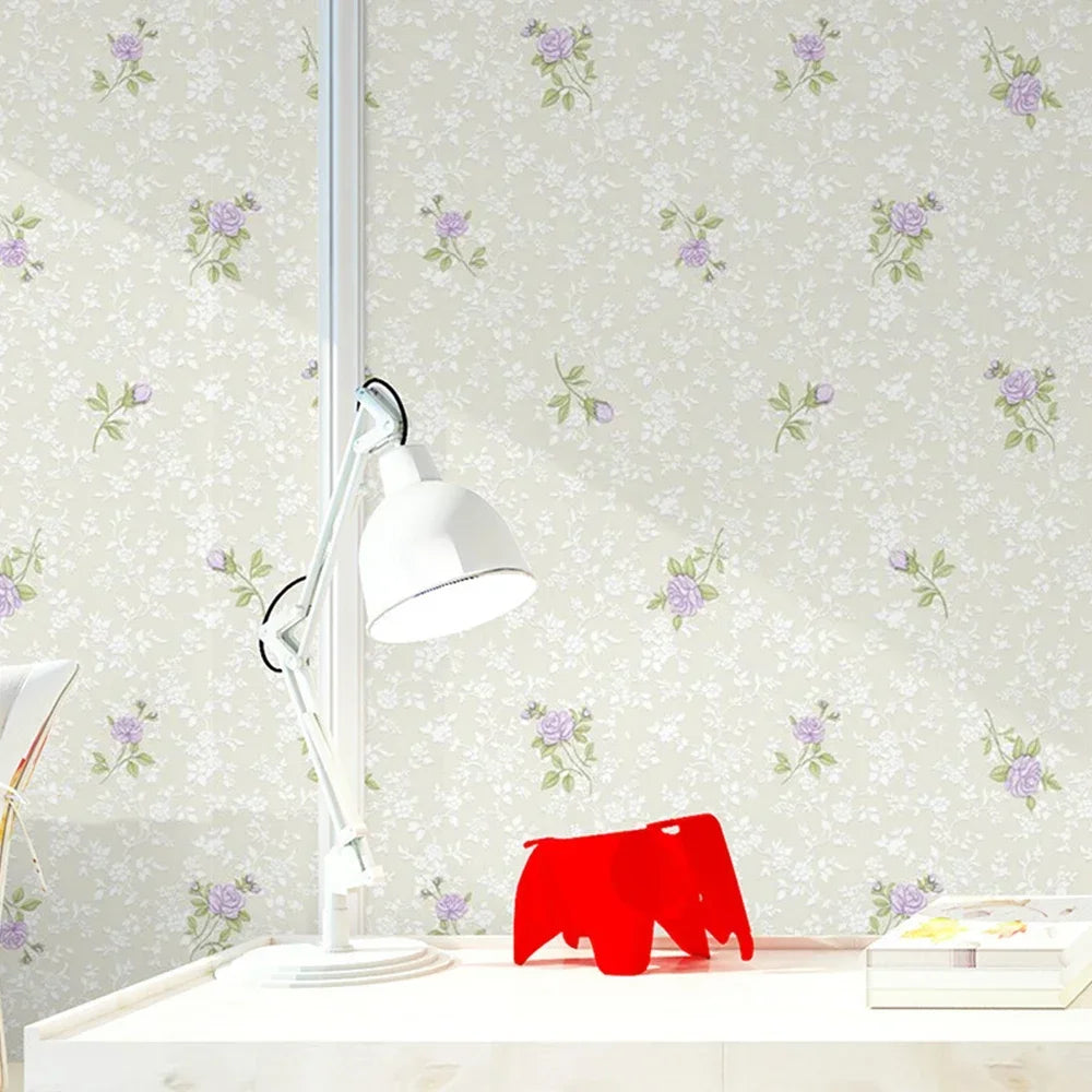 Wallpapers Home Decor Non Woven Fresh Small Floral Wall Paper Pastoral Warmth Romantic Girl Bedroom Living Room Wallpaper
