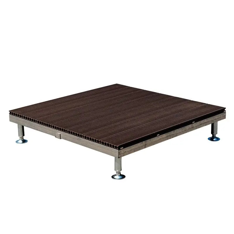 Modern Wood Plastic Composite Waterproof Modular Deck Tiles Outdoor Balcony Villa Courtyard Camping Floor Home Decor Novelty New