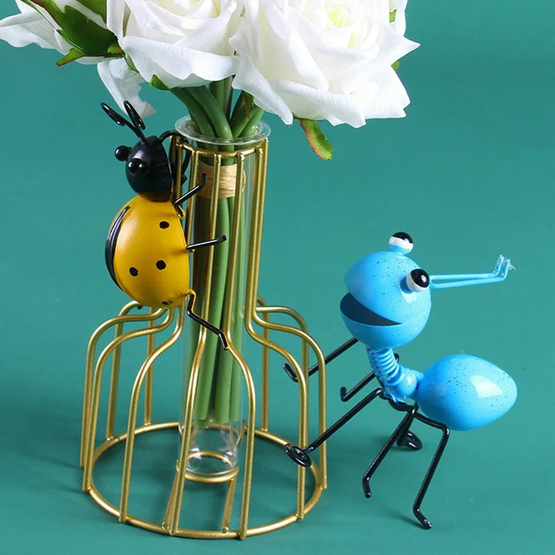 Cute Ant Figurine Outdoor Garden Decoration Yard Lawn Ornament Tree Hanging Wall Decor