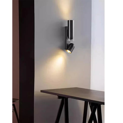 Nordic designer postmodern wall lamp, living room, dining room, creative rotating adjustable bedside aisle wall hanging lamp