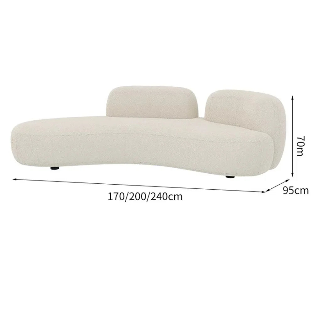 Luxurious Lazy Elastico Living Room Sofa Modern Nordic Design Single Floor Sofa Perfect Reading Stylish Hall Mueble Furniture
