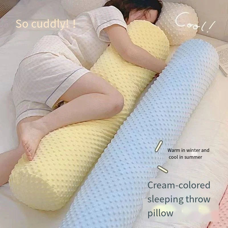 Long Throw Pillow Girls Sleep on The Bed Pinch Their Legs Sleep on The Side Pillow Dormitory Men's Large Pillow Bedside Cushion