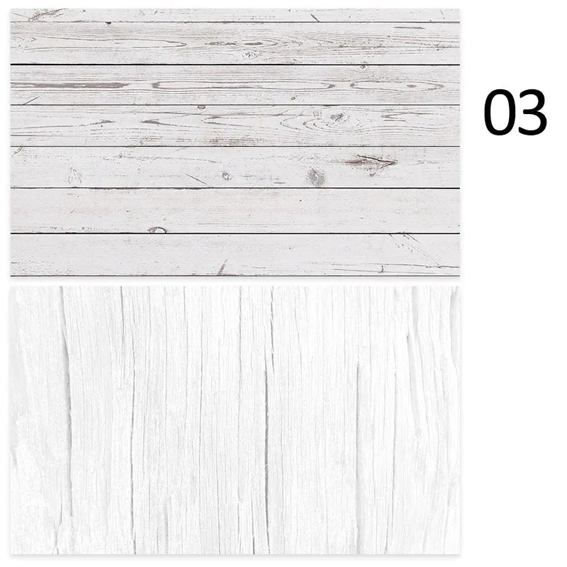 Marble Photography Backdrops 57*87CM 2 Sided Wood Grain Photo Background Wallpaper Studio Waterproof Products Photographic Props